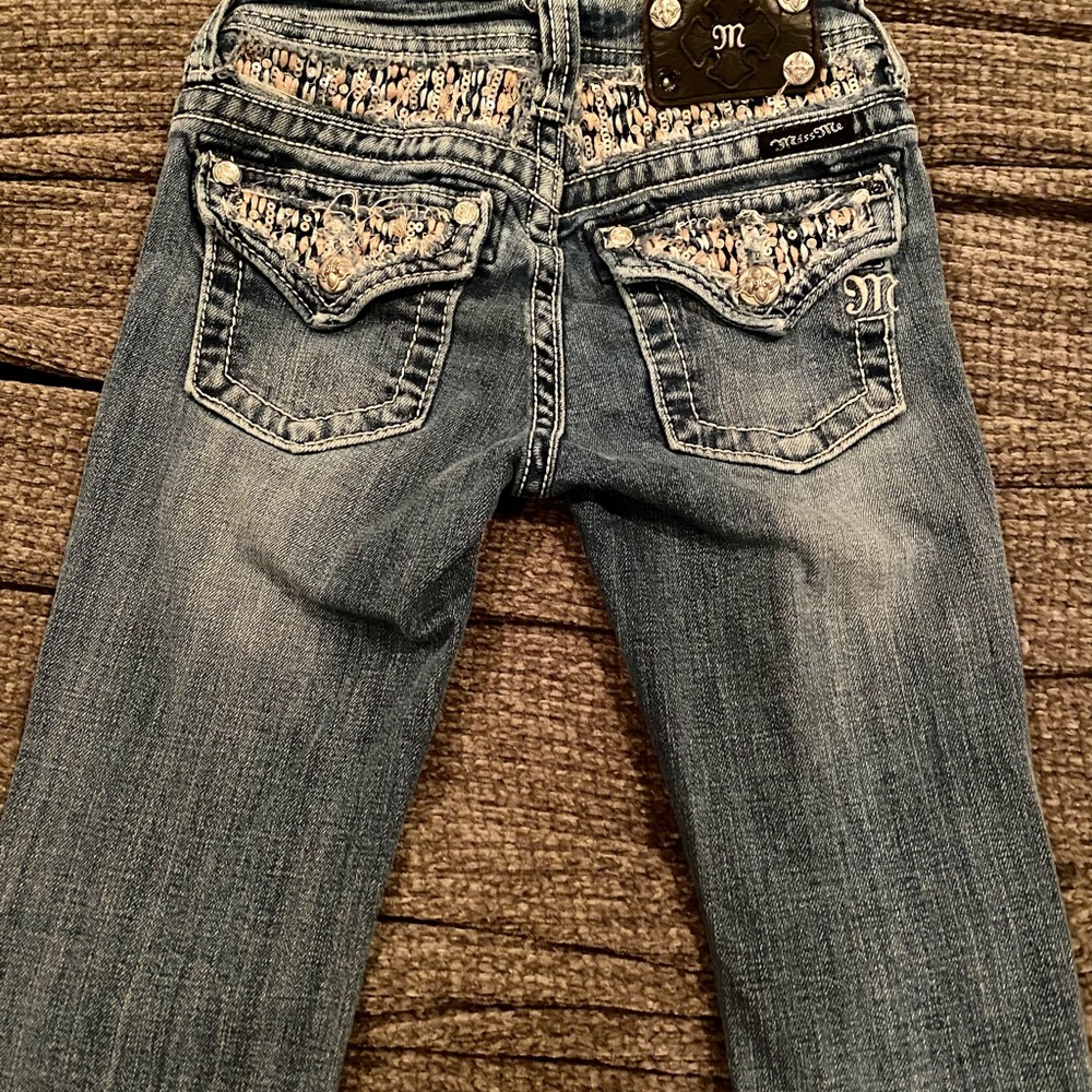 Girls Miss Me Bootcut Jeans - Size 10